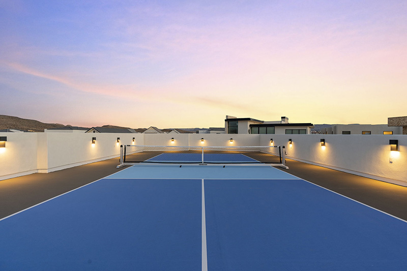 Rooftop Pickleball Court at Pickleball Penthouse St. George Utah